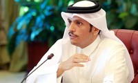 Ngoại trưởng Qatar Sheikh Mohammed bin Abdulrahman Al Thani.