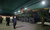 Sự tiến bộ trong phát triển tên lửa của Triều Tiên đang ngày càng đe dọa đến Mỹ. Ảnh: KCNA