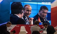 Tổng thống Nga Vladimir Putin tại Diễn đàn Kinh tế phương Đông 2017. Ảnh: Sputnik