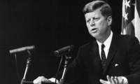 Cựu Tổng thống Mỹ John F. Kennedy. Ảnh tư liệu