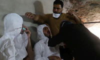 Vụ tấn công hóa học ở thị trấn Khan Sheikhoun từng gây chấn động lớn trên thế giới hồi tháng 4. Ảnh: Reuters