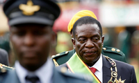 Tân Tổng thống Zimbabwe Emmerson Mnangagwa. Ảnh: Reuters