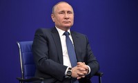 Tổng thống Nga Vladimir Putin chỉ trích Danh sách Kremlin của Mỹ. Ảnh: Sputnik