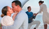 Jennifer Lopez chia sẻ khoảnh khắc bạn trai quỳ cầu hôn trên bãi biển