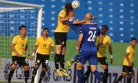 Anh Đức ghi bàn mở tỷ số cho B.Bình Dương, trong trận tiếp Persija Jakarta tại AFC Cup 