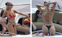 Rita Ora tiếp tục ‘đốt mắt’ fans với bikini đỏ-đen khoe đường cong hút mắt