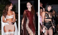 Dàn mỹ nhân diện nội y xuyên thấu dự tiệc Halloween của Paris Hilton