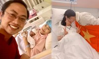 MC Phí Linh và Thành Trung nhận tin đội U22 Việt Nam vô địch trong bệnh viện