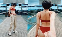 Bảo Anh khoe dáng cực nuột với bikini trong chuyến du xuân ở Bali