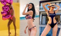 Chưa vào hè, Minh Hằng, Hà Hồ và loạt sao Việt diện bikini khoe dáng nuột nà