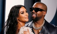 Kanye West và Kim Kardashian.