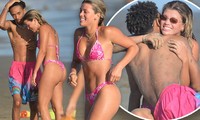 Sofia Richie diện bikini sexy, ôm ấp bạn trai cũ trên bãi biển hậu chia tay &apos;tình già&apos;