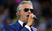Danh ca mù Andrea Bocelli hát mở màn Euro 2020