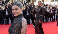 Thảm đỏ Cannes ngày 5: ‘Bỏng mắt’ với đầm ren xuyên thấu của ‘thiên thần’ Taylor Hill 