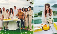Ôn Bích Hà hóa cô dâu trong tiệc sinh nhật, sắc vóc khó tin ở tuổi 55 