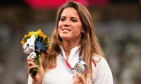 Maria Andrejczyk đoạt huy chương bạc tại Olympic Tokyo 2020.