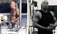 Tài tử cơ bắp Vin Diesel gây choáng với thân hình xập xệ, bụng phệ