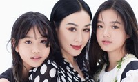 ‘Bom gợi cảm’ gốc Việt Chung Lệ Đề khoe hai con gái xinh như thiên thần
