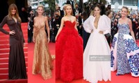 Cannes ngày 6: Sharon Stone cởi váy trên thảm đỏ, hai người đẹp gặp sự cố &apos;lộ hàng&apos; kém duyên