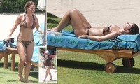 Bà xã Rooney diện bikini da báo sexy tắm nắng ở Dubai sau phiên tòa xử vụ kiện phỉ báng