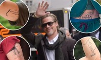 Nhiều hình xăm trên cơ thể Brad Pitt liên quan đến Angelina Jolie