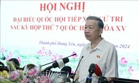 Chủ tịch nước Tô Lâm tiếp xúc cử tri Hưng Yên