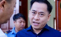 Vũ 'nhôm' kêu oan trong lời nói sau cùng chiều nay. Ảnh: Tân Châu