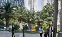 Cảnh sát đang ở hiện trường. Ảnh: Tân Châu