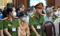 Bà Đỗ Thị Nhàn tại phiên tòa.