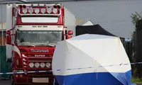 Chiếc xe tải được phát hiện chở 39 người đã thiệt mạng. (Ảnh: Guardian)