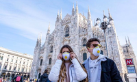 Dịch Covid-19 ở Italia đang lan ra nhiều nước châu Âu. (Ảnh: Getty Images)