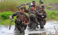 Binh lính Mỹ tham gia một chiến dịch diễn tập ở Philippines năm 2016. (Ảnh: Reuters)