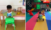 Cậu bé 5 tuổi bị bỏ mặc ở trường mầm non