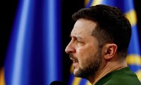 Tổng thống Ukraine Volodymir Zelensky. (Ảnh: Reuters)