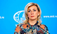Người phát ngôn Bộ Ngoại giao Nga Maria Zakharova. (Ảnh: Tass) 