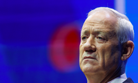Ông Benny Gantz, một thành viên trong nội các chiến tranh của Israel. (Ảnh: Bloomberg)