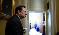 Tỷ phú Elon Musk khi đến Điện Capitol ngày 5/12/2024. (Ảnh; Getty)