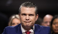 Ông Pete Hegseth trong phiên điều trần tại Thượng viện Mỹ ngày 15/1. (Ảnh: AP)