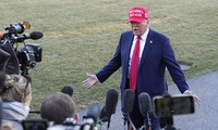 Ông Trump phát biểu với báo chí ngày 28/2. (Ảnh: AP)
