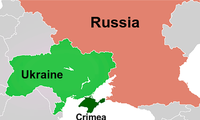 Vị trí bán đảo Crimea