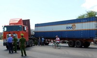Hiện trường vụ tai nạn (Ảnh: Người lao động)