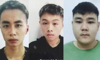 Bị can Vinh, Tùng, Khánh bị khởi tố.