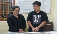 Tang vật và đối tượng liên quan. Ảnh công an Hải Dương.