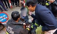 Cháy phòng thờ ngôi nhà 6 tầng ở Cầu Giấy