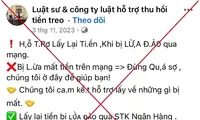 Người phụ nữ vừa bị lừa đảo qua mạng tiếp tục ‘sập bẫy’ luật sư rởm