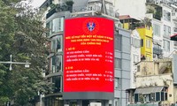 Hà Nội: Loạt bảng led tuyên truyền mức xử phạt theo Nghị định 168