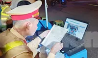CSGT Hà Nội trích xuất camera giám sát hành trình xe khách, xe tải phát hiện hàng loạt vi phạm