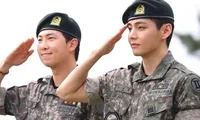 V và RM (BTS) xuất ngũ
