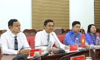 Đoàn đại biểu Đoàn Thanh niên 3 tỉnh nước bạn Lào chào xã giao lãnh đạo tỉnh Nghệ An