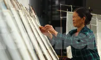 Làng nghề duy nhất ở xứ Nghệ làm giấy dó thủ công